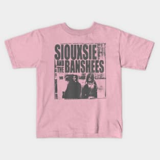 vintage siouxsie and the banshees 70s bootleg Kids T-Shirt